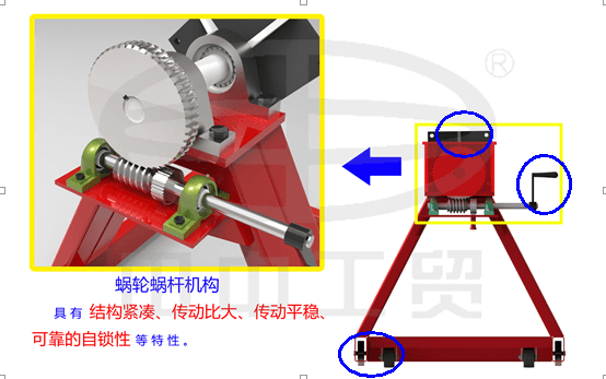 發(fā)動機(jī)拆裝翻轉(zhuǎn)架構(gòu)造
