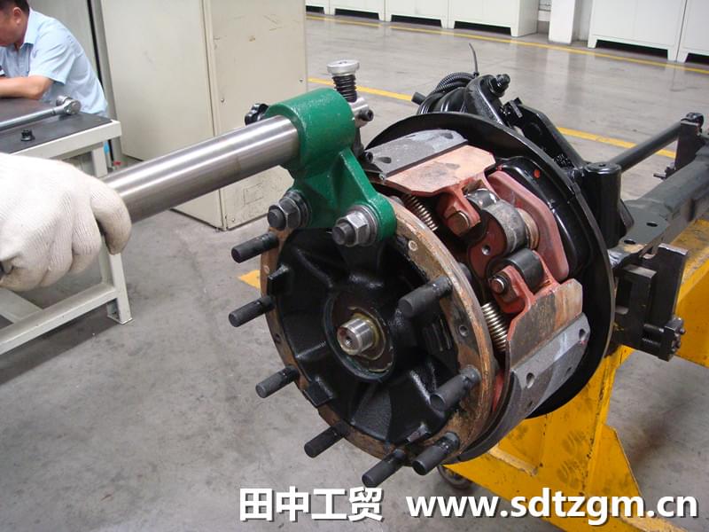 剎車蹄片就車光磨機(jī)